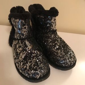 Sonoma Sequin Black Bootie - 5